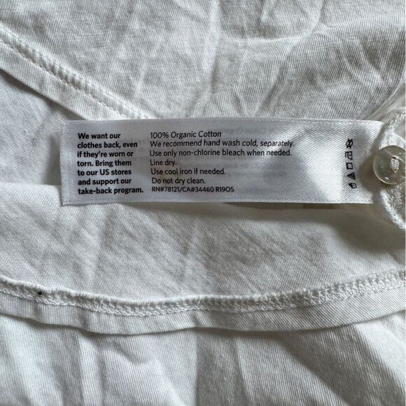 Eileen Fisher Organic Cotton Button Down Shirt Size Small NWOT - Picture 6 of 6